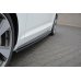 Накладки сплиттеры на пороги на Audi A5 B9 Sportback S-Line